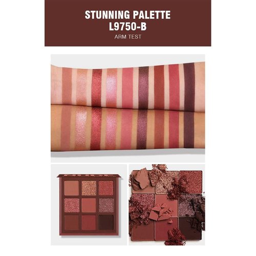 Kyannkara Colorful Eyeshadow Palette High Pigmented Makeup Palette Matte And Shimmer Glitter Eyeshadow Waterproof Long Lasting Eye Shadow Palette 06#