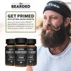 Live Bearded: Beard Boost - Beard Hair Growth Multivitamins with Biotin 10,000mcg, Vitamin C, Vitamin E and Zinc - 30-Day Supply - Thick, Strong, Full Beard Growth Support - Made in the USA