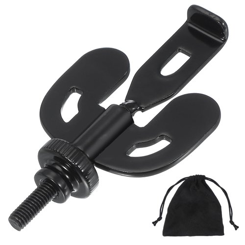 PATIKIL Portable Hotel Door Lock, Home Security Privacy Door Lock Devices with Storage Bag for Enhanced Safety Travel Hotel Home Apartment,Black