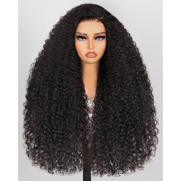 Arabella 5x6 Wear and Go Glueless Wigs Human Hair 210% Density Lace Front Wigs Human Hair 100% Deep Curly Wave Wigs Pre Cut Lace 12a Real Pre Bleached New Body Wave Wig(20inch, 5X6 Deep Curly Wig)