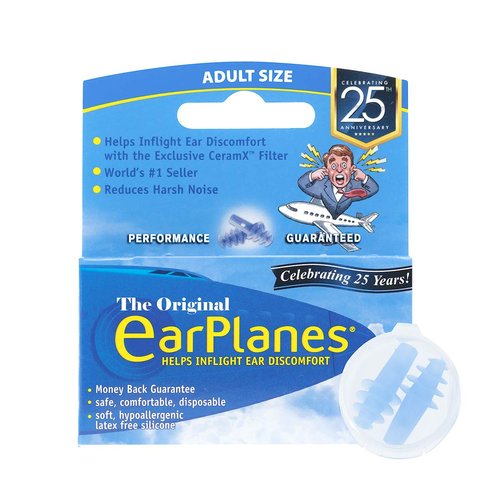 EarPlanes Ear Plugs 1 Pair (Pack of 2)