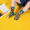 BISOUSOX Boys Fun Dress Socks 6-8 Years Old Kids Crazy Novelty Funny Stripe Silly Socks for Boy Girl Birthday Christmas Gift
