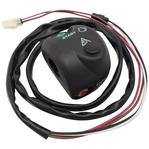 Handlebar Start Stop Kill Switch Box Aassy & Safety Lanyard for Yamaha WaveRunner 500 WR500 650 WR650/WRA650/WRB650 700 WRA700/WRB700/XL700 WaveBlaster 700 WB700 WaveRaider 700 RA700 1100 RA1100