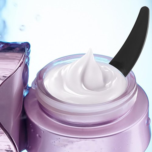 Healvian Plastic Cosmetic Spatula,50Pcs Reusable Cosmetic Spatula Scoop, Makeup Facial Mask Spoon,Beauty Scoop for Facial Cosmetic Mask Cream Lotions Moisturizers