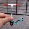 1Pc Red Random Finger Scooter Mini Two Wheel Finger Toys Finger Board Accessories Skateboard Finger Toy for Party Favors Finger Training Finger Toy Skateboards, Finger Boards and Finger Bikes
