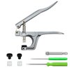 Snap Pliers for Crafts Clothing, Hand-held Pliers Tool for Snaps Buttons, No-Sew Button Snap Fastener Press Attacher Punch for T3 T5 T8 Snaps