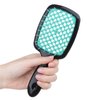 GOO GOO Wet and Dry Vented Detangling Hair Brush, Anti-static and Gentle Scalp Massage for All Hair Types, Black Green