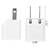 Genuine Charging Kit Compatible with Asus ProArt Display PA329CV Folding Blade Upgraded 1A Travel Plus Detachable HiPower USB-C Data Sync Cable! (2 Pack/White)