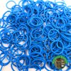1000 Pcs Rubber Bands Hair Band Soft Elastic Hair Accessories Braids Mini Hair Ties Stretchy Hair Ties No Damage Rubber Bands for Hair Made in Vietnam (Blue - 4 Pack of 250 Pcs)
