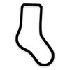 Sock Cookie Cutter with Easy to Push Design