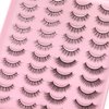 False Eyelashes Natural Look Fluffy Mink Lashes 4 Styles Wispy Natural Lashes 3D Strip Eye Lashes Pack by Kiromiro