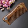 Sandalwood Wooden Hair Comb Handmade Wooden Comb Sandalwood Anti-Static Hair Comb Fine Tooth Hair Combs For women and kids Beard Comb Good Gift(Butterfly)