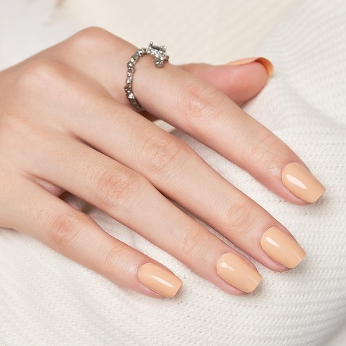 Wooyas Cat Eye Press on Nails Short, Purple Cat Eye Nails Square, Handmade Gel Fake Nails Made by Soft Gel, Glossy Lightweight Natural Magnetic Glue on Nails, 24 Pcs Nails Kit for Women Girls