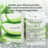 SNP - Supercharged Korean Face Sheet Mask - 12 Sheets Variety - 4 Collagen, 4 Aloe, 4 Rose- Best Gift Idea for Mom, Girlfriend, Wife, Her, Women