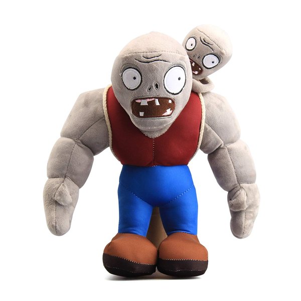 Maikerry 12" PVZ Gargantuar Zombies Plush Toys Stuffed Soft Doll Muscle Zombies