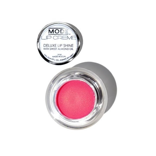 MODE Lip Creme - Deluxe Shine Lip Gloss Pot Long Lasting Ultra Creamy Color, Hydrating Sweet Almond Oil & Conditioning Organic Shea Butter Natural Skincare – BOHEMIAN – Shimmery Pink Gold Pearl .14 oz