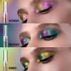 Wismee Chameleon Liquid Eyeshadow, Duochrome Metallic Eyeshadow, Long-lasting Intense Color Shifting Eyeshadow, Smooth Highly Pigment Eyeshadow, 3