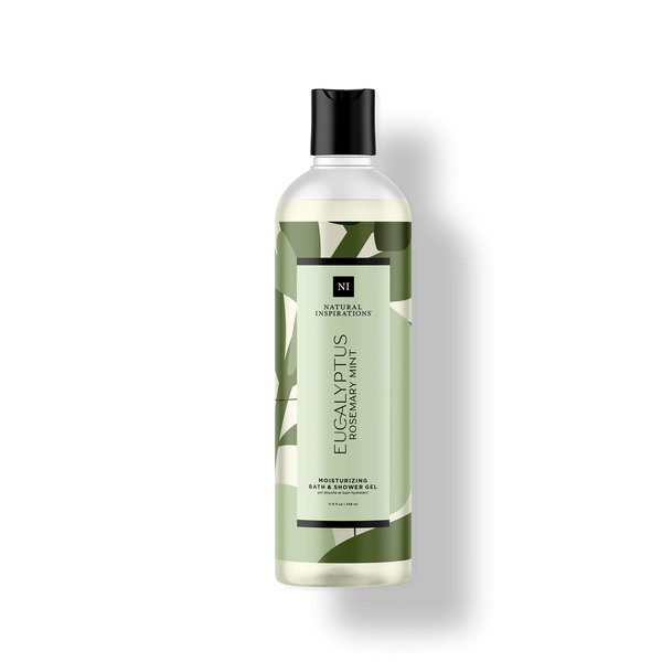 Natural Inspirations Eucalyptus Rosemary Mint Moisturizing Bath & Shower Gel 12.5oz