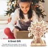 Solar 3D Wooden Puzzles for Adults Birthday Gifts for Kids Ages 6-8-10-12-14 Ferris Wheel DIY Model Kit Educational Puzzle Building Toys STEM Projects Science Experiments