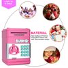 Renvdsa Electronic Piggy Bank for Kids 6 7 8 9 10 11 12 13 Year Old Girl Birthday Gifts Fun Toy for Age 6-13 for Kids to Save Cash and Coins (Pink)