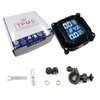 EOHMAK Motorcycle TPMS Wireless Tire Pressure Monitoring System with 2 External Sensors LCD Display Motorbike Tyre Temperature Alarm for Two-Wheeled Motorcycle Wireless TPMS