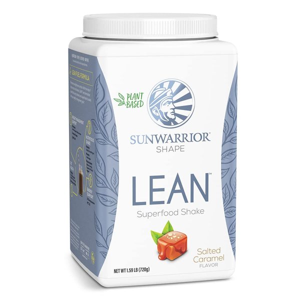 Vegan Protein Superfood Shake Meal Replacement Organic Protein Supplement | Gluten Free Non-GMO Dairy Free Sugar Free Low Carb Plant Based Protein | Caramel 20 Servings | Shape Lean by Sunwarrior