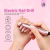 Saviland Electric Nail Drill - Electric Nail File Efile Nail Drill Professional Manicure with 6PCS Nail Drill Bits