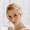 AW BRIDAL Crystal Bridal Headpieces For Wedding Women Hair Accessories Gold Hair Vine Wedding Hair Jewelry for Brides（Gold