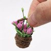 Miniature Flowers, Nice Appearance Miniature Dollhouse Plants for Dollhouse for Home