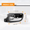 RBOKO Interior Door Handle Front Driver Side, Compatible with 2003 2004 2005 2006 2007 Honda Accord, Replacements 72160SDAA02ZA, 72160SDAA02ZC, 79542, Black