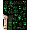 140 Pieces Luminous Dragon Temporary Tattoos Dragon Party favors for Kids Adults,Glow in The Dark Dragon Tattoos Stickers Party Supplies Dragon Birthday Party Favors Goodie Bag Fillers