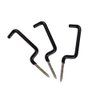 Archery Bow Hook Real Tree Stand Bow Hangers Bow Gear Holder Outdoor Hunting Accessory Black(10 pcs/Pack