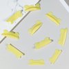 PERMANIA Lash Lift Rods, 2024 New Self-adhesive Super Soft 10Pcs/5Sizes Lash Lift Pads Extreme Eyelash Curler (Yellow)