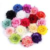 VEICOSTT Women Rose Flower Hair Clip Hair Accessories Flower Brooch Pin ZFJ11 (Fuchsia)