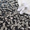 50pcs Multi Shapes Silver Nail Charms 3D Alloy Bow Flower Butterfly Nail Art Charms Bear Heart Crown Star Charms for Nails Design Nail Rhinestones Nail Gems Metal Nail Jewels for Nail Art Supplies