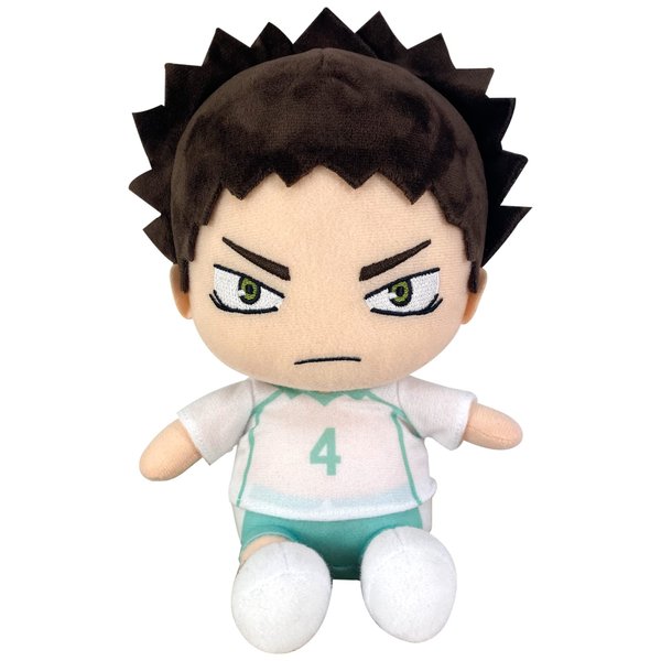 Great Eastern Entertainment Haikyu!! S2- Iwaizumi Sitting Pose 6" H Plush, Multi-Colored