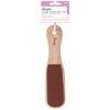 Diane 2-Sided Foot File – Smoother Feet and Callus Remover for Men and Women –Wood Handle – 10” x 2 3/8” – D932