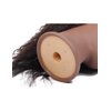 African American Mannequin Head with 100% Human Hair Manikin Head with Stand for Styling Hair Blowing Hair Cutting Braiding (Afro Kinky Straight)