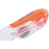 Seac Libera Full-Face Snorkel Mask - Aquamarine/Orange, X-Small/Small