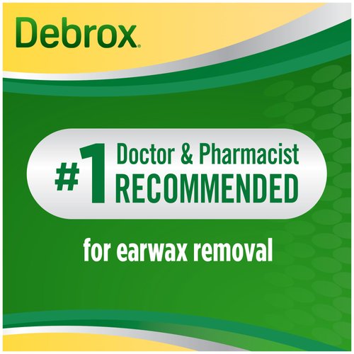 Debrox Ear Wax Removal Kit, Ear Cleaning Kit Includes Rubber Bulb Syringe and 0.5 Fl Oz Ear Wax Removal Drops