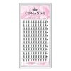 Volume Lash Extensions 10D Premade Fans Eyelash Extensions 0.07mm Thickness C/D Curl 12mm Short Stem Premade Volume Eyelash Extensions Flat Base Fans by CoMango