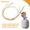 Gohantee 20" Propane Portable Tank Top Heater Thermocoupler 2304885 Universal Safety Assembly Compatible with Mr Heater Dura Heat COSTWAY Remington ProCom and More