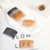 TaShow 24 PCS Hair Side Combs for Women Fine Thin Hair, 14 Teeth Decorative Hair Combs for Women Girls Bridal Wedding Veil,Wide, Black, Transparent, Light Coffee