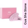 Nykaa Naturals Gua Sha Stone - Tones Facial Muscles, Reduces Eye Bags - Prevents Acne and Reduces Black Circles - Rose Quartz - 1 pc