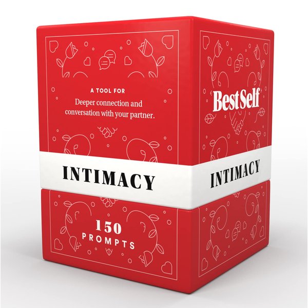 BestSelf Intimacy Deck 150 Relationship Building Conversation Starters, Meaningful Couple Games-Perfect Romantic Card Games for Couples, Couples Card Game, and Questions for Couples.