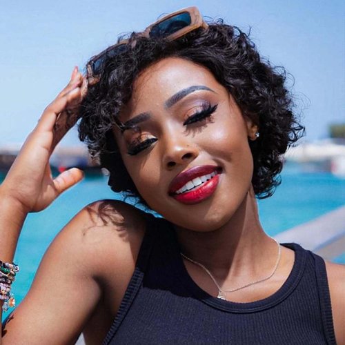 WIGER Short Curly Human Hair Wigs for Black Women Pixie Curly Bob Wig for Women Glueless Side Part Kinky Curly Human Hair Wig None Lace Frontal Deep Curly Hair