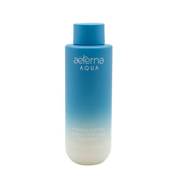 Aeterna AQUA, Natural Hair Care Shampoo, Hydrating Anti Frizz Shampoo, Almond Oil, Linseed Oil, Aloe Vera Leaf Extract, For All Hair Types