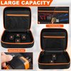 Carrying Case Compatible with Klein ET310/CL800/Breaker Finders & Fluke 323 - Electrician Tool Bag & Multimeter Case w/6Adj Straps & Mesh Pockets for Clamp Meters, GFCI/Voltage Testers (Bag Only)