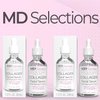 MD Selections Collagen Facial Serum & Cream | Face Moisturizer Advanced Collagen Peptide | Tighten for Dry Skin Vegan Repair Anti Aging Hydratation Faciale Formula | Serum 1 Fl Oz, Cream 2 Oz