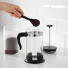 IKEA.. 002.978.50 French Press Coffee Maker, 6.69 x 5.51 x 3.54 inches, Glass, Stainless Steel